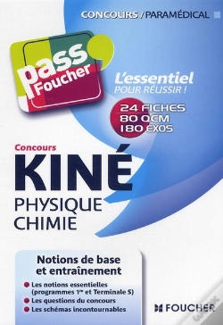 Capa do artigo Pass'Foucher; Concours Kiné ; Physique Chimie
