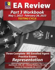 Passkey Learning Systems Ea Review Part 3 Workbook, Three Complete Irs Enrolled Agent Practice Exams