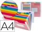 Pasta classificadora com fole Liderpapel. Din. A4. Transparente, com 13 departamentos - Preview