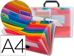 Capa do artigo Pasta classificadora com fole liderpapel transparente com 26 departamentos