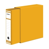 Capa do artigo Pasta de Arquivo com Caixa Lombada Larga Comercial Ambar Ideas Amarelo