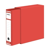 Capa do artigo Pasta de Arquivo com Caixa Lombada Larga Comercial Ambar Ideas Vermelho