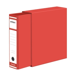 Capa do artigo Pasta de Arquivo com Caixa Lombada Larga Comercial Ambar Ideas Vermelho