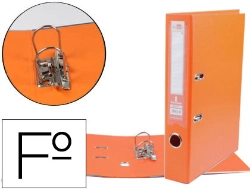 Capa do artigo Pasta de arquivo de alavanca liderpapel documenta pvc folio lombada 52 mm laranja