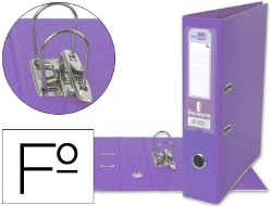 Capa do artigo Pasta de arquivo de alavanca liderpapel documenta pvc folio lombada 75 mm lilas