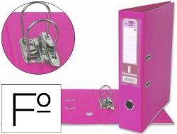 Capa do artigo Pasta de arquivo de alavanca liderpapel documenta pvc folio lombada 75 mm rosa