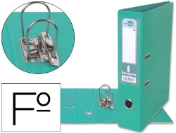 Capa do artigo Pasta de arquivo de alavanca liderpapel documenta pvc folio lombada 75 mm verde claro