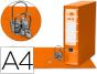 Pasta de arquivo de alavanca liderpapel filing system cartao forrado din a4 com caixa laranja - Preview