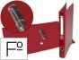Pasta de arquivo liderpapel com 2 aneis lombada 40 mm vermelho - Preview