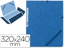 Capa do artigo Pasta de Elásticos A4 com abas Q-Connect - Azul