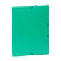 Pasta De Elasticos A4 Viquel Opaco Verde L/30Mm Plastico 021303 - Preview