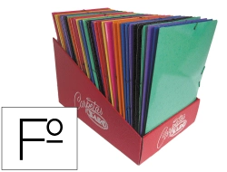 Capa do artigo Pasta de elasticos com abas saro cartao folio cores sortidas (48 unidades)