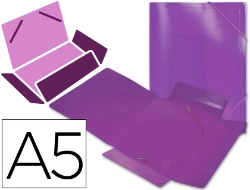 Capa do artigo Pasta de elasticos em polipropileno liderpapel din a5 violeta