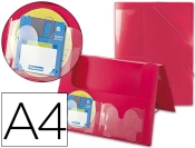Capa do artigo Pasta de elasticos liderpapel com lombada rigida din a4 2 bolsas vermelho