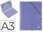 Pasta de elasticos liderpapel din a3 azul - Preview