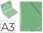 Liderpapel din a3 green elastic folder - Preview