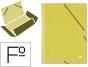 Pasta de elasticos liderpapel folio amarela - Preview