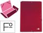 Pasta de elasticos liderpapel, paper coat, folio, vermelho - Preview