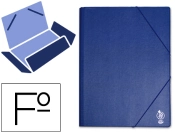 Capa do artigo Pasta de elasticos liderpapel plastica com abas azul