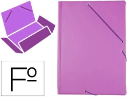 Capa do artigo Pasta de elasticos liderpapel plastico folio aba cor lilas