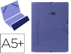 Capa do artigo Pasta de elasticos liderpapel quarto, com bolsa azul (10 unidades)