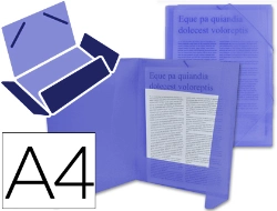 Capa do artigo Pasta de elasticos polipropileno liderpapel din a4 azul