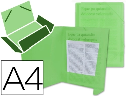 Capa do artigo Pasta de elasticos polipropileno liderpapel din a4 verde