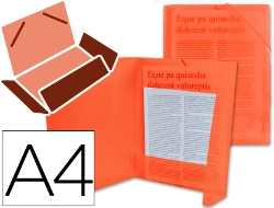 Capa do artigo Pasta de elasticos polipropileno liderpapel din a4 vermelho