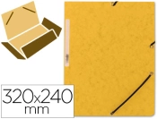 Capa do artigo Pasta de elasticos q-connect din a4 com abas amarela