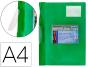 Pasta dossier com clip, transparente, verde (pack c/10) - Preview