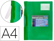 Capa do artigo Pasta dossier com clip, transparente, verde (pack c/10)
