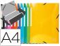 Pasta exacompta de elasticos din a4 3 abas cartolina cores sortidas (25 unidades) - Preview