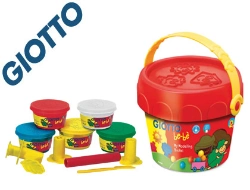 Capa do artigo Pasta Giotto Bebe Para Modelar Cubo Maxi com Acessórios Dermatológicamente Testado