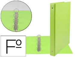 Capa do artigo Pasta liderpapel 4 aneis 25 mm redondos plastico folio cor verde pistacho