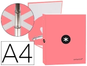 Capa do artigo Pasta liderpapel antartik a4 forrada 4 aneis 25 mm redondos cor coral