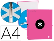 Capa do artigo Pasta liderpapel antartik din a4 forrada 4 aneis 25 mm redondos cor rosa