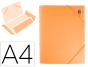 Pasta liderpapel com elasticos abas polipropileno din a4 laranja fluor opaco - Preview