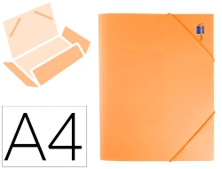 Capa do artigo Pasta liderpapel com elasticos abas polipropileno din a4 laranja fluor opaco