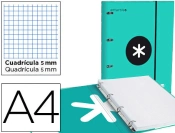 Capa do artigo Pasta liderpapel com recarga antartik din a4 quadricula 5mm forrada 4 aneis 25mm cor lavanda