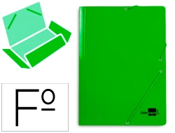 Capa do artigo Pasta liderpapel de elasticos folio 3 abas cartao plastificado cor verde