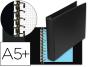 Pasta multifin alfa 3002-m 11 aneis 25 mm plastico quarto preto - Preview