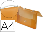 Capa do artigo Pasta Porta Documentos Laranja Transparente - Beautone - Dim. A4