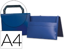 Capa do artigo Pasta Porta Documentos Liderpapel Polipropileno Din A4 Azul Com Asa