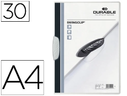 Capa do artigo Pasta swingclip dossier clip lateral e giratoria din a4 capacidadee 30f cor branco (25 unidades)