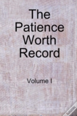 Capa do artigo Patience Worth Record: Volume I
