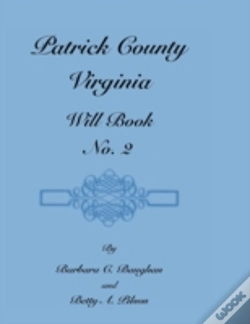 Capa do artigo Patrick County, Virginia, Will Book, No. 2