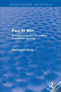 Capa do artigo Paul De Man (Routledge Revivals)