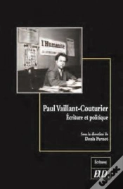 Capa do artigo Paul Vaillant-Couturier ; Écriture Et Politique