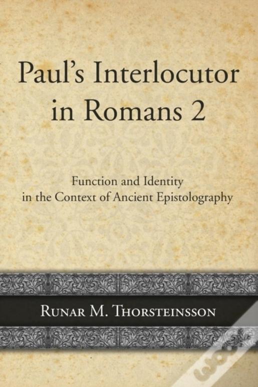 Paul'S Interlocutor In Romans 2