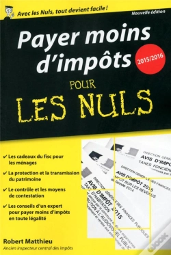 Capa do artigo Payer Moins D'Impôts Pour Les Nuls (Édition 2015-2016)